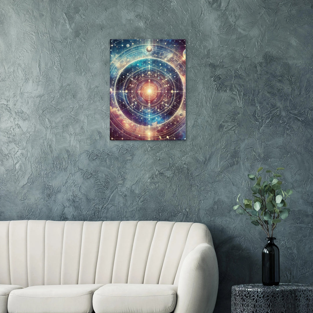 Golden Eye - Simpls space print-Print Material
