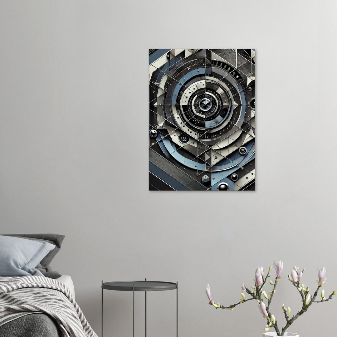 Conspicuous – Das Auge der Ordnung im Chaos - Simpls space print-Print Material