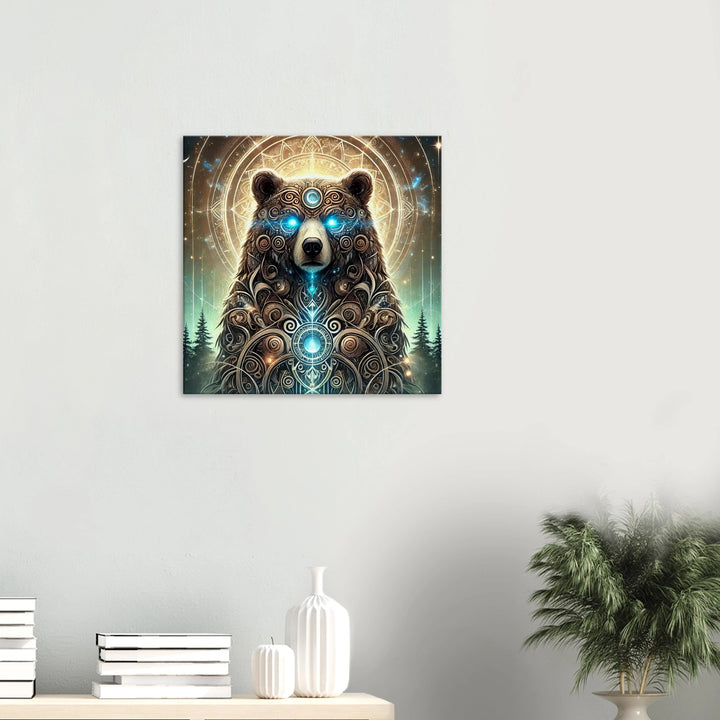 Totem Bär – Wächter der Stille und uralten Kraft - Simpls space print-Print Material