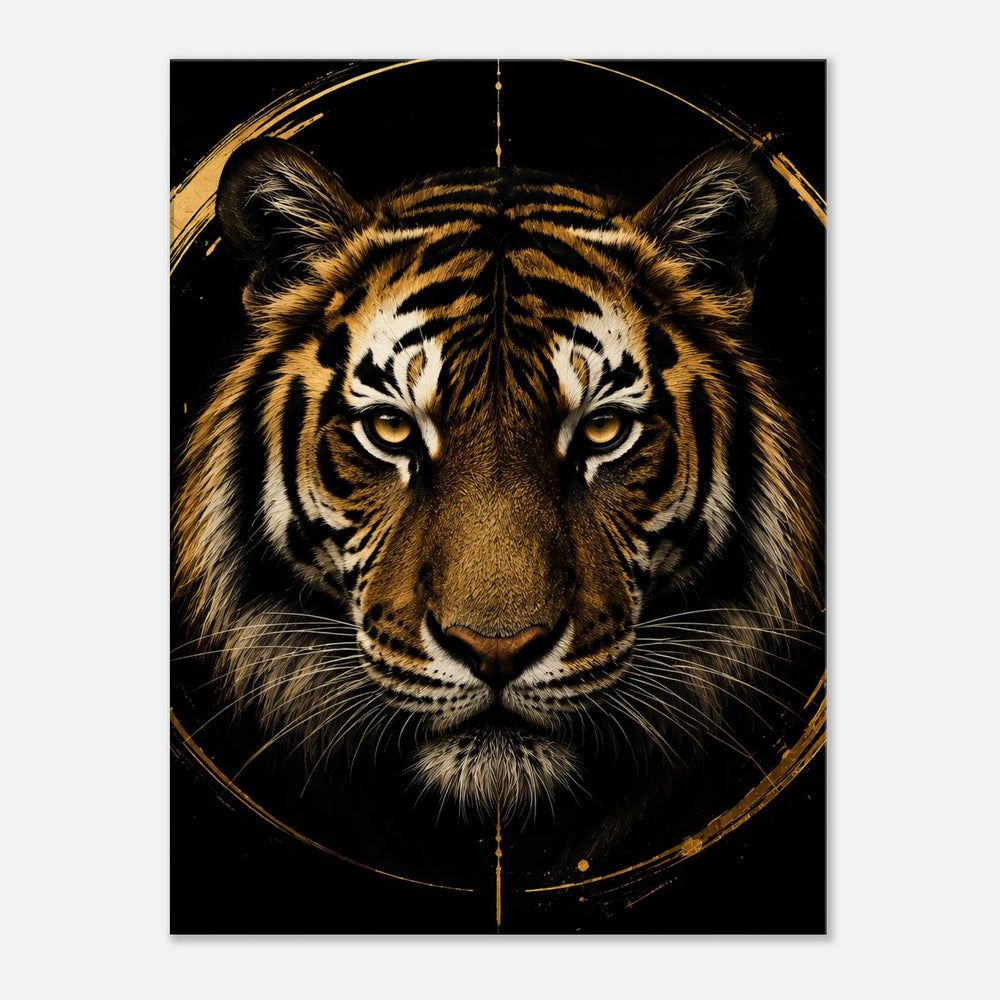 Golden Instinct – Wo Stärke auf pure Eleganz trifft - Simpls space print-Print Material