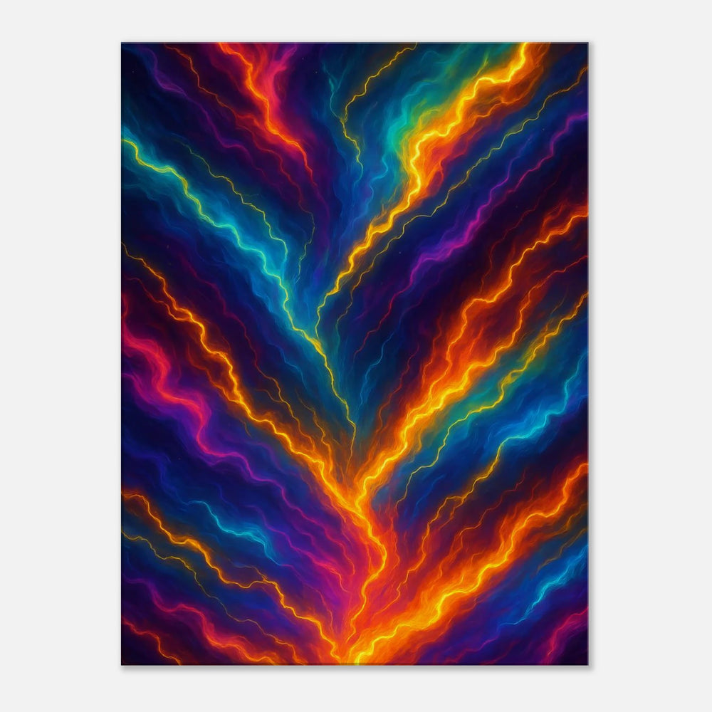 Chroma Storm – Wenn Farben zu Blitzen werden - Simpls space print-Print Material