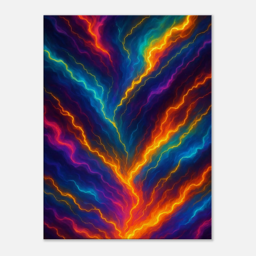 Chroma Storm – Wenn Farben zu Blitzen werden - Simpls space print-Print Material
