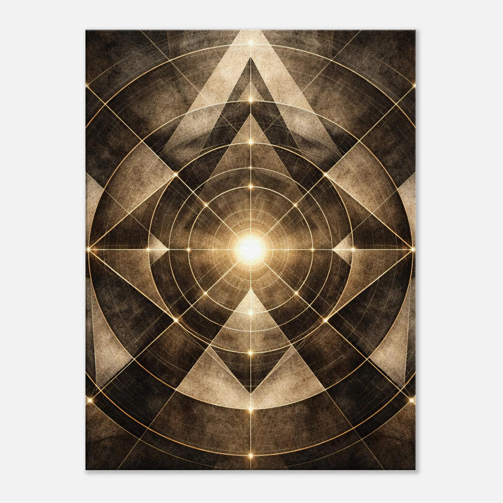 Calculated Stillness – Die Geometrie der inneren Ruhe - Simpls space print-Print Material