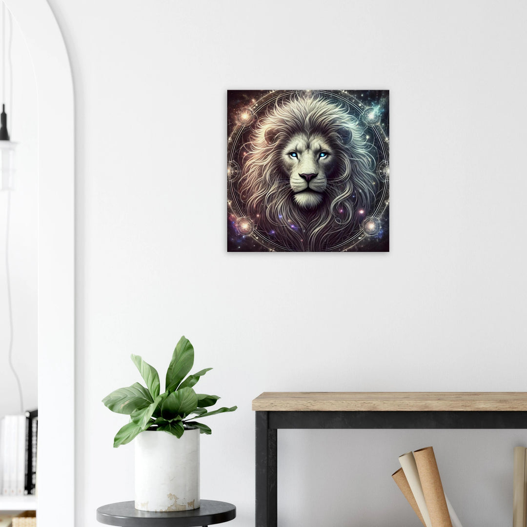 Totem Löwe – Der stille König deiner Seele - Simpls space print-Print Material
