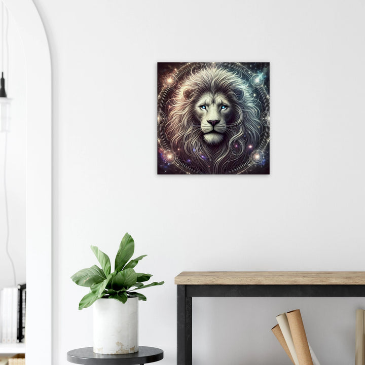 Totem Löwe – Der stille König deiner Seele - Simpls space print-Print Material