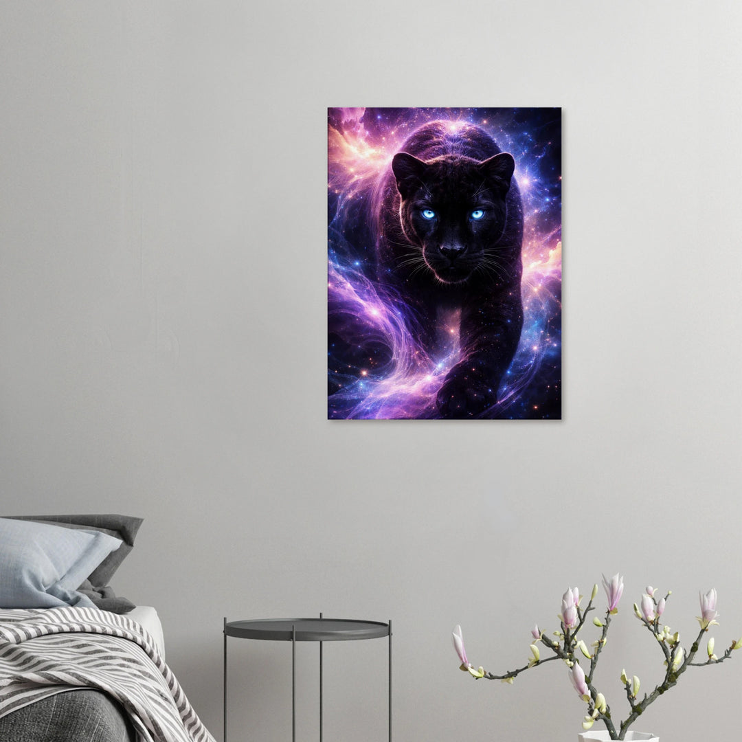 Nebula Panther – Der lautlose Hüter der Galaxie - Simpls space print-Print Material