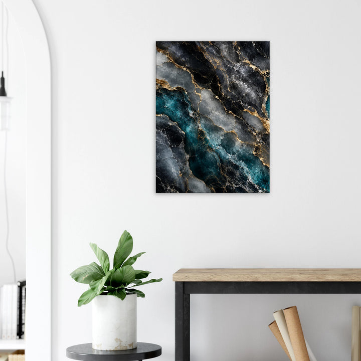 Nebula Marble – Wo Stein zu kosmischer Eleganz wird - Simpls space print-Print Material