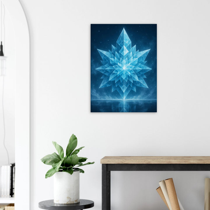 Arctic Mirage – Das gefrorene Flüstern der Unendlichkeit - Simpls space print-Print Material