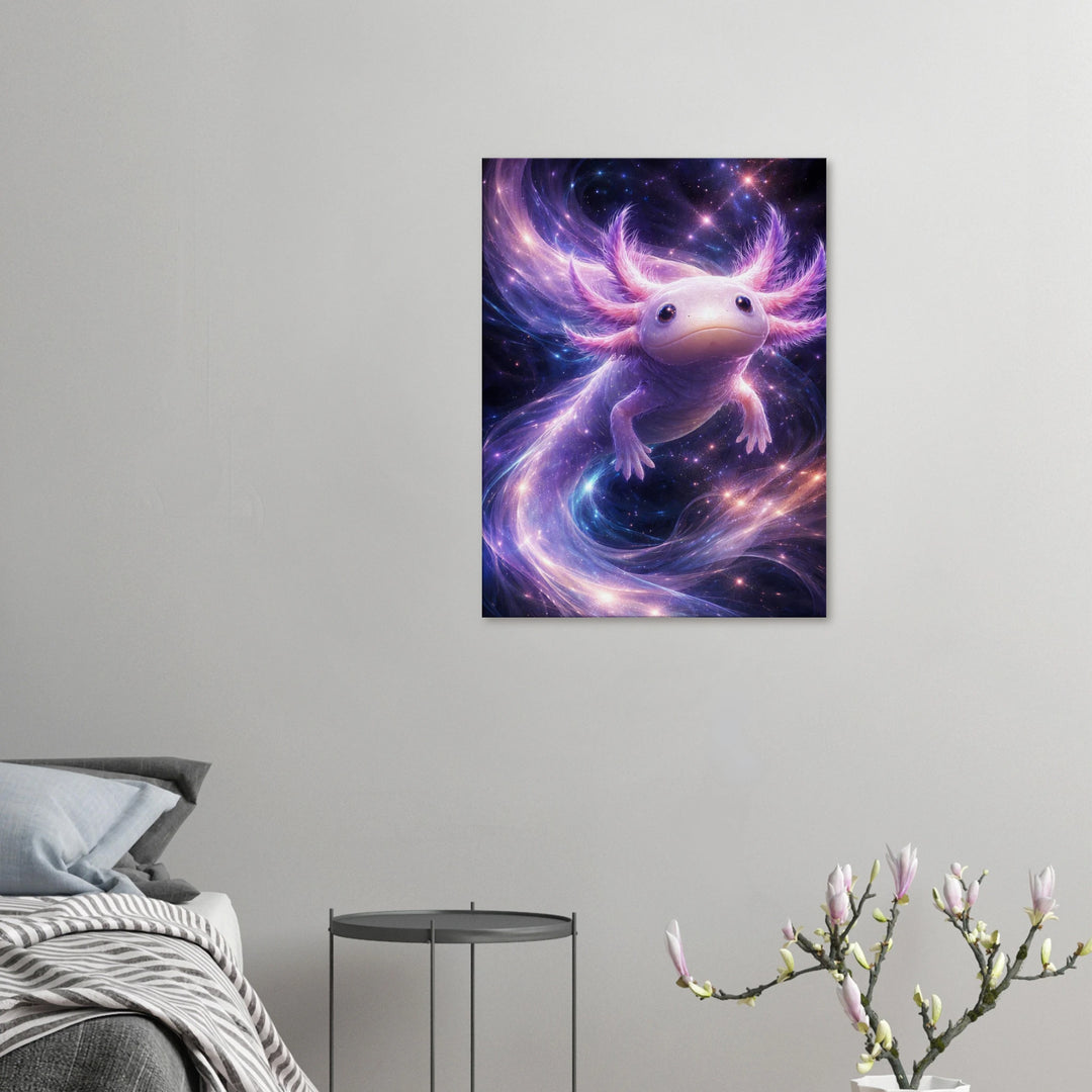 Astrolotl – Der sanfte Wächter der Sternennacht - Simpls space print - Print Material