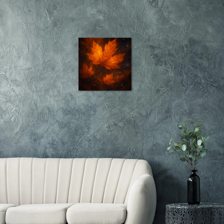 Golden Canopy – Wenn Blätter zu Sternen werden - Simpls space print-Print Material