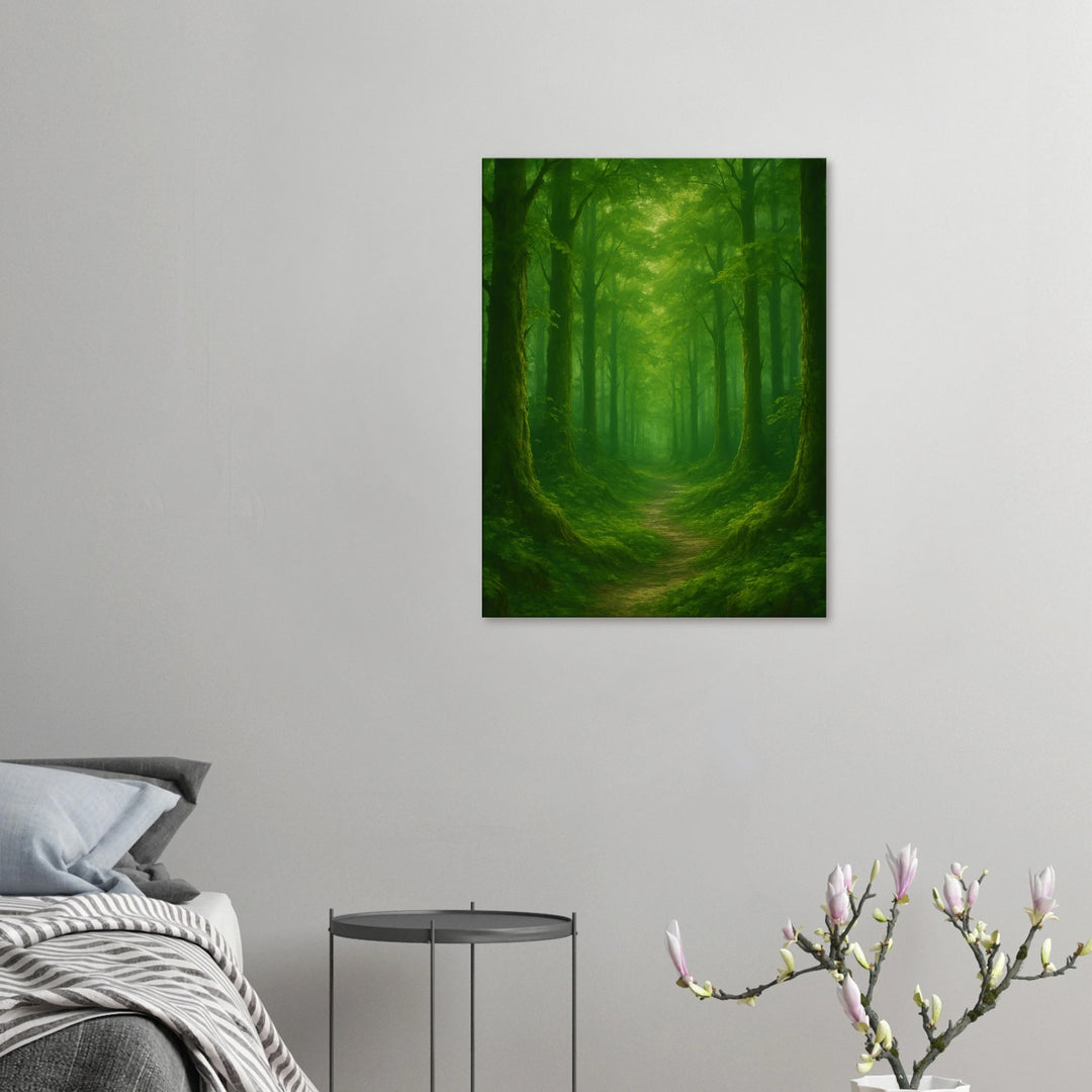 Forest – Der grüne Pfad zur Stille in dir - Simpls space print-Print Material