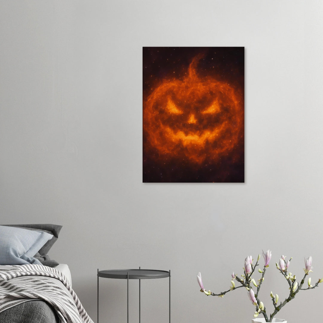 Pumpkin Nebula - Halloween - Simpls space print - Print Material