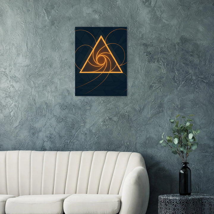 Traid Flux- Die heilige Bewegung der Geometrie - Simpls space print-Print Material