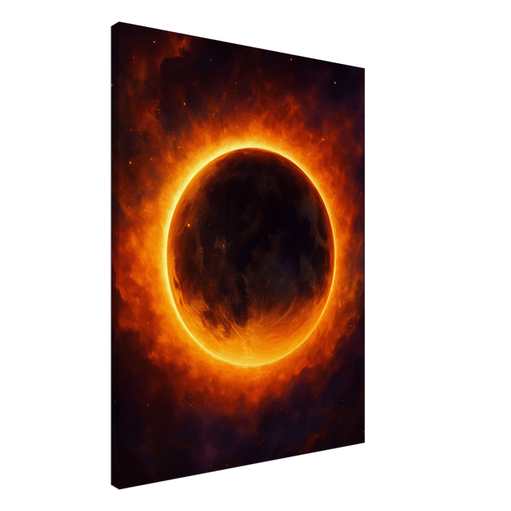 Autumn Eclipse - Simpls space print - Print Material