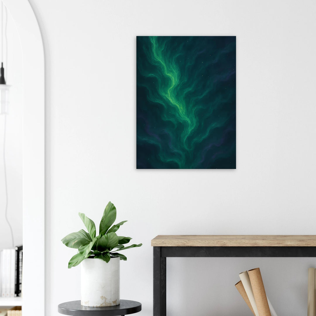 Silent Pulse – Das flüsternde Herz des Universums - Simpls space print-Print Material