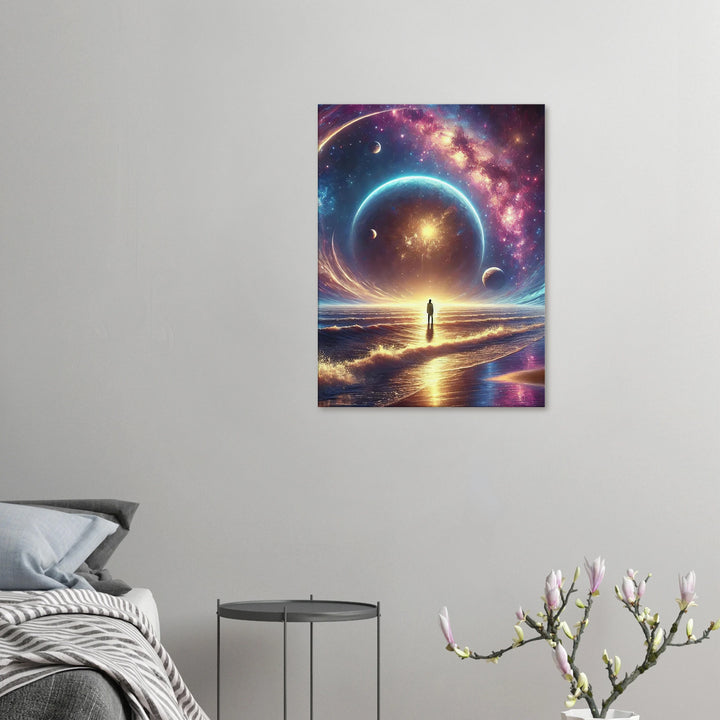 Oceans Deep – Am Ufer der Unendlichkeit - Simpls space print-Print Material