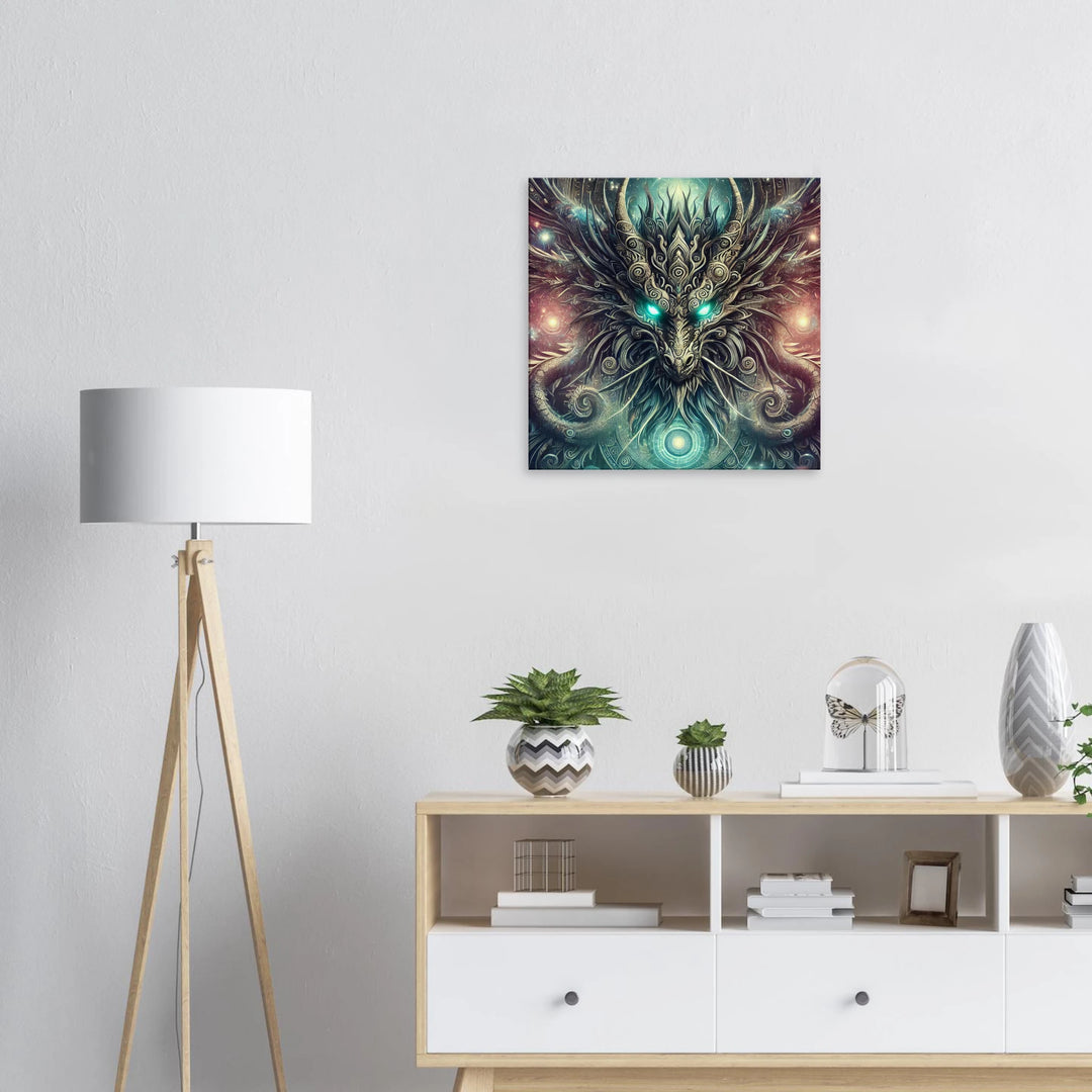 Totem Drache – Die erwachende Urkraft des Kosmos - Simpls space print-Print Material