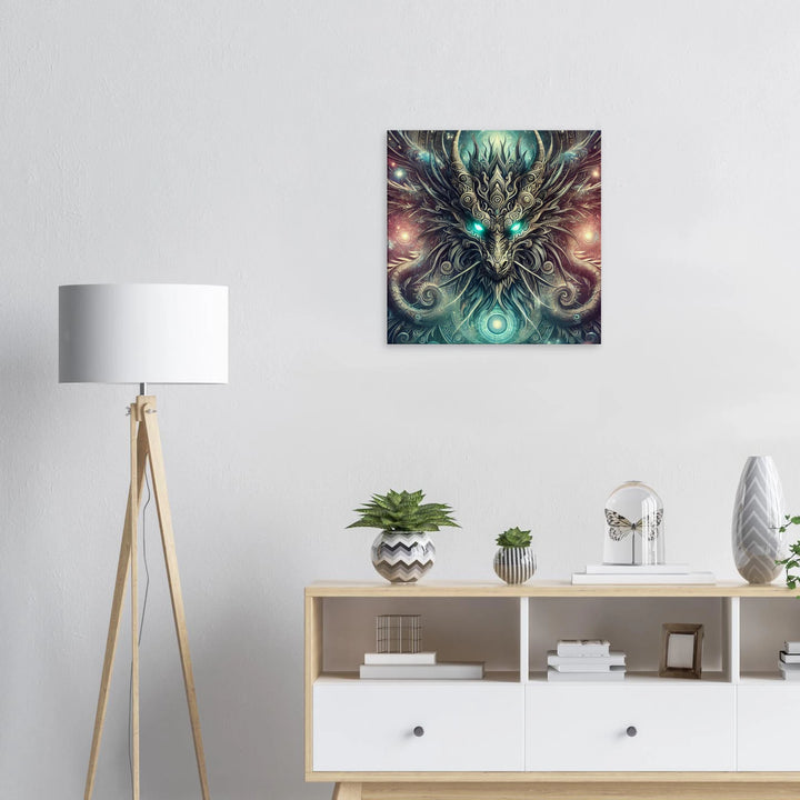 Totem Drache – Die erwachende Urkraft des Kosmos - Simpls space print-Print Material