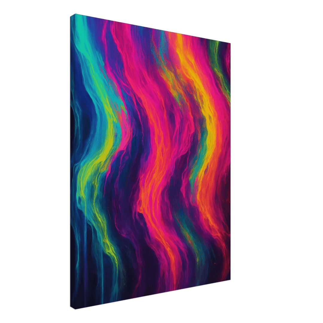 Fluorescent Fall - Simpls space print - Print Material