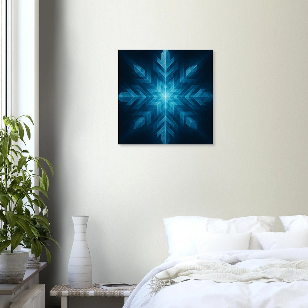 Frozen Geometry – Die stille Ordnung der Ewigkeit - Simpls space print-Print Material