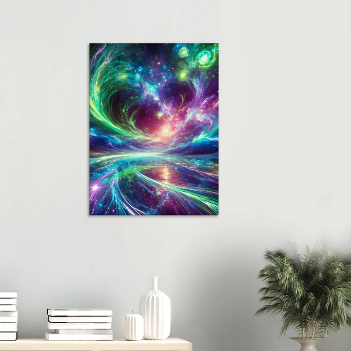 Galaxie Heart – Wenn das Universum dein Herz berührt - Simpls space print-Print Material