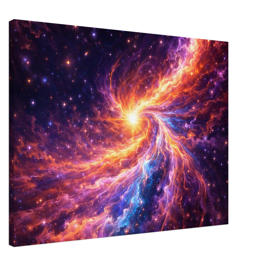 Plasma Veil – Der Schleier aus Energie und Erwachen - Simpls space print - Print Material