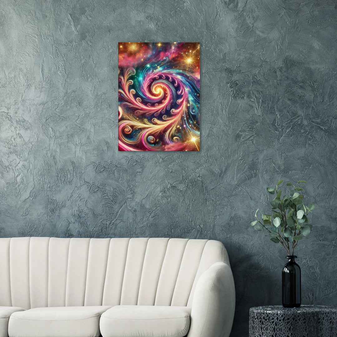 Cosmo Twist – Wenn das Universum tanzt - Simpls space print-Print Material