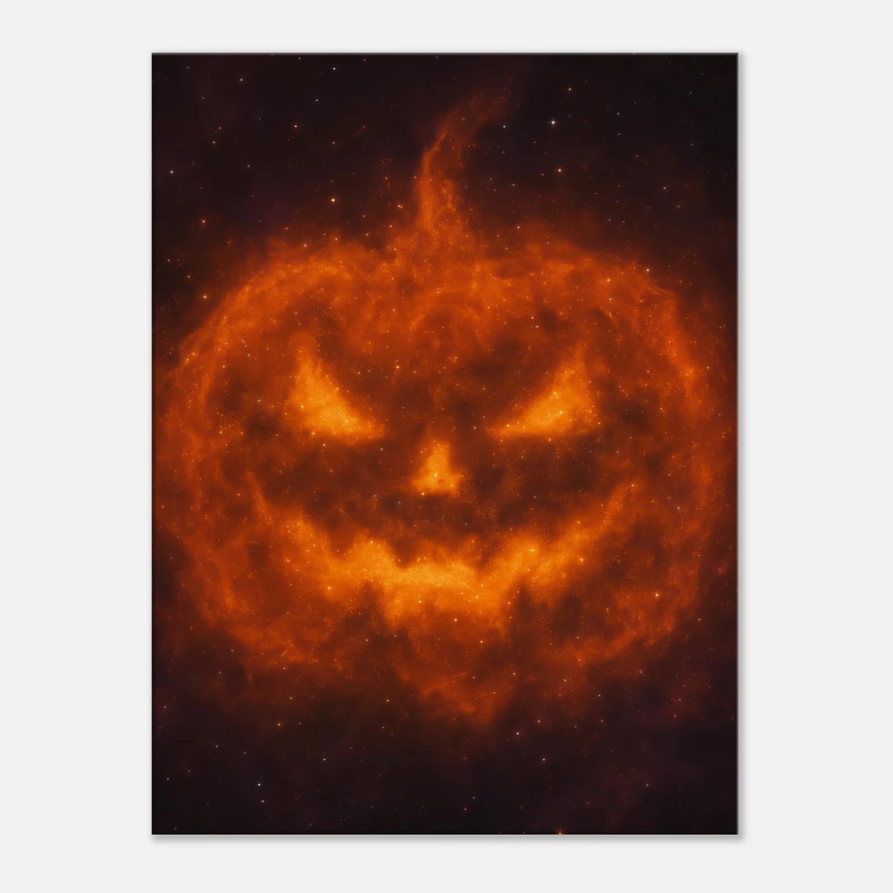 Pumpkin Nebula - Halloween - Simpls space print - Print Material