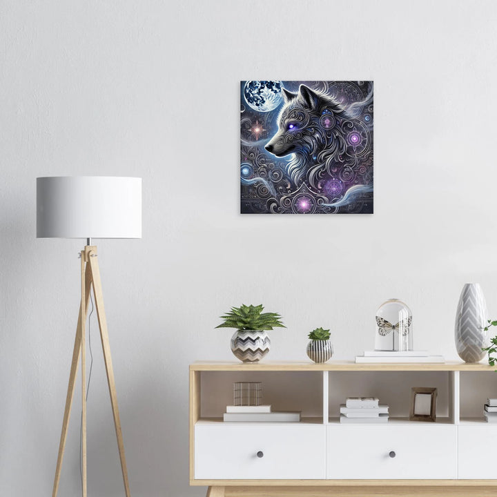 Totem-Wolf Dark Edition - Simpls space print-Print Material