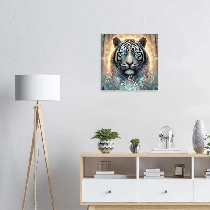 Totem Tiger – Die stille Macht deines inneren Feuers - Simpls space print-Print Material