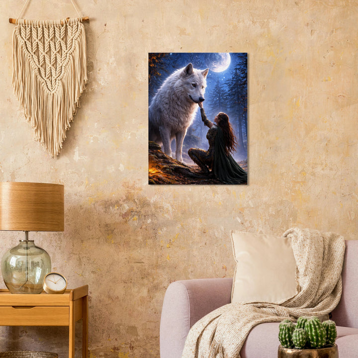 Moonbound Reverence – Die Stille zwischen Herz und Instinkt - Simpls space print-Print Material