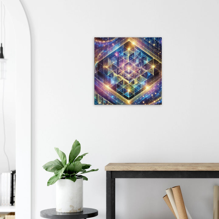 Geometrix - Leinwand - Simpls space print - Print Material