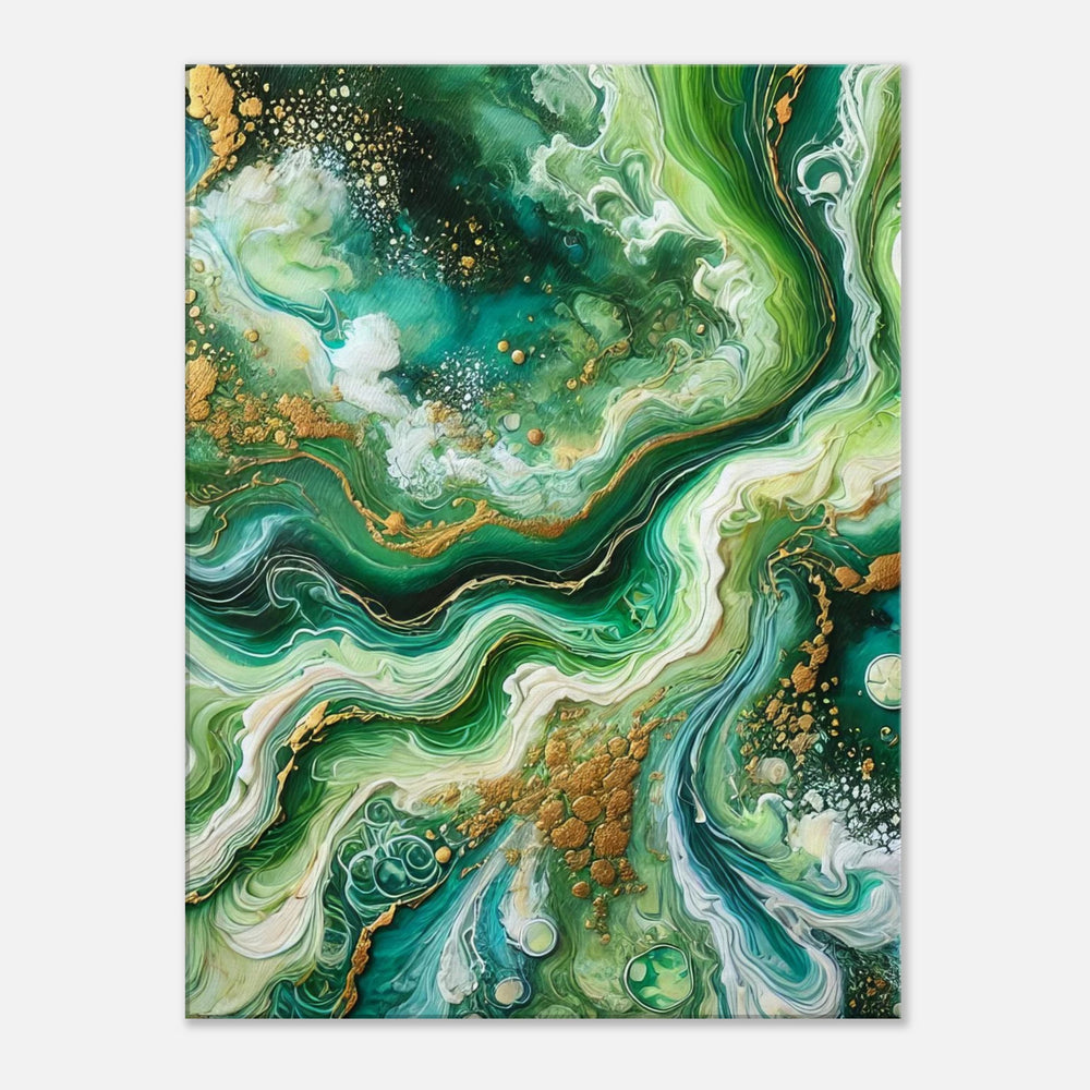 Goldengreen – Wo Leben fließt und Licht sich verliert - Simpls space print-Print Material
