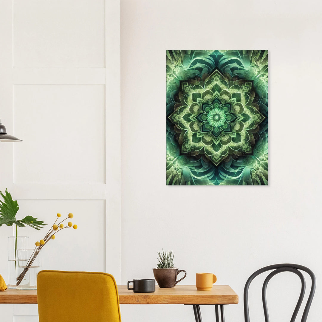 Whispers of Green - Simpls space print - Print Material