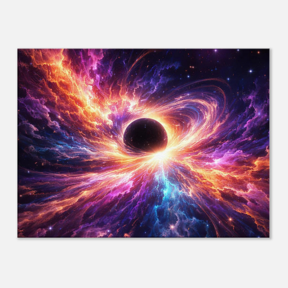 Blackstar Bloom – Die Geburt von Licht aus der Tiefe - Simpls space print - Print Material