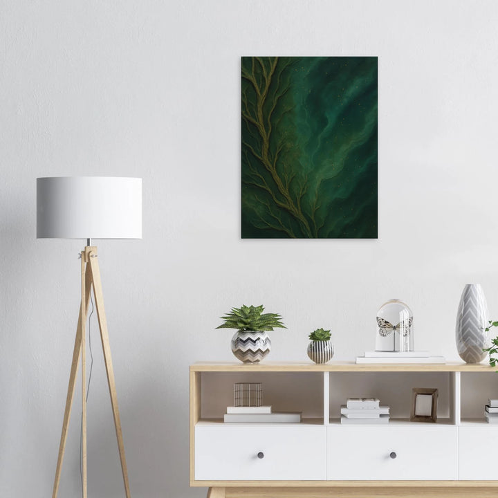 Green Growth – Wo Wurzeln träumen und das Herz aufatmet - Simpls space print-Print Material