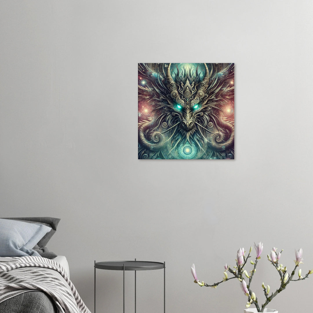 Totem Drache – Die erwachende Urkraft des Kosmos - Simpls space print-Print Material