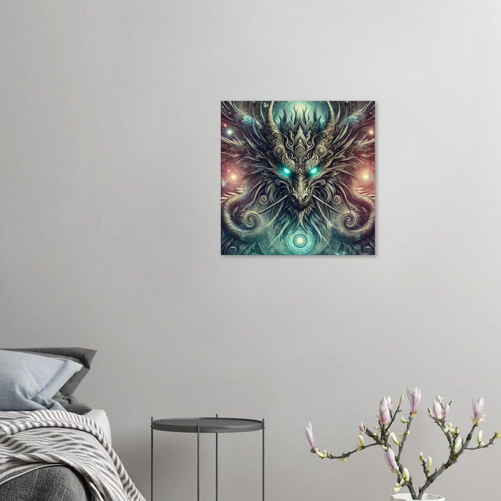 Totem Drache – Die erwachende Urkraft des Kosmos - Simpls space print-Print Material