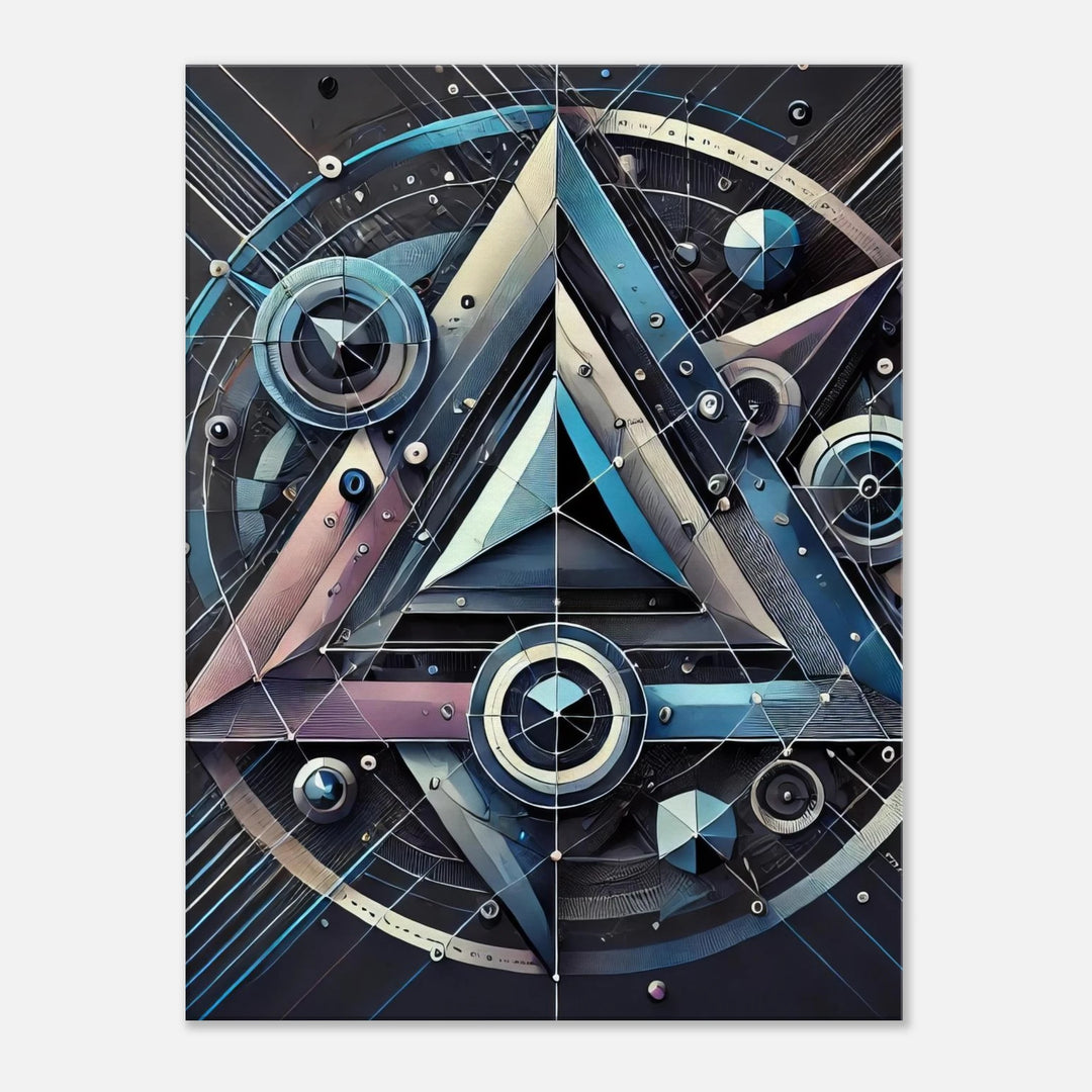Triangels – Die Harmonie der Dimensionen - Simpls space print-Print Material