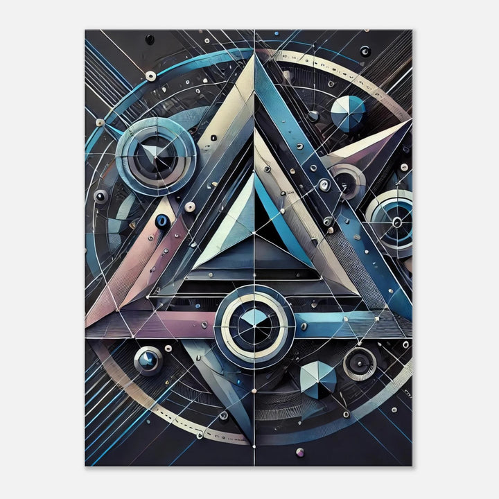 Triangels – Die Harmonie der Dimensionen - Simpls space print-Print Material