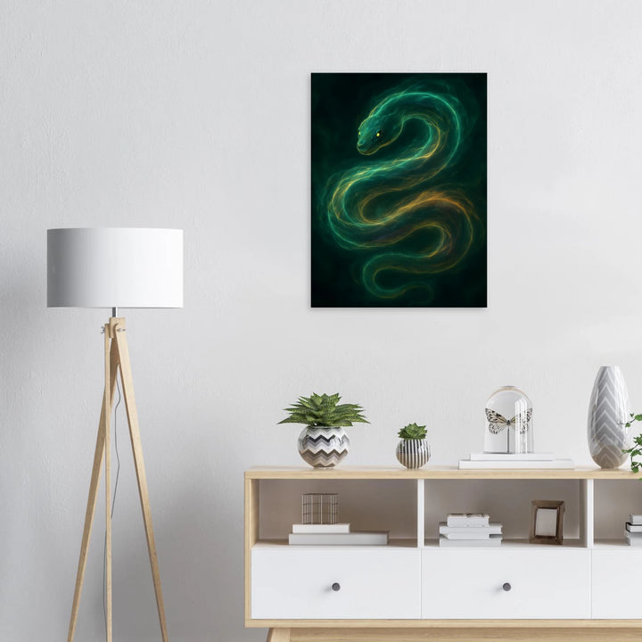 Soul of the Serpent – Die Weisheit, die durch das Dunkel gleitet - Simpls space print-Print Material