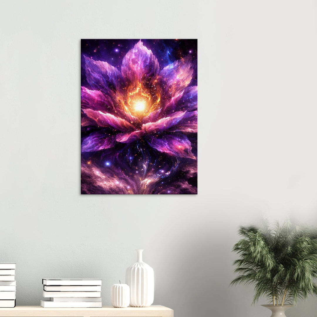 Voidflower Ritual – Wo Stille zu kosmischem Licht erblüht - Simpls space print-Print Material