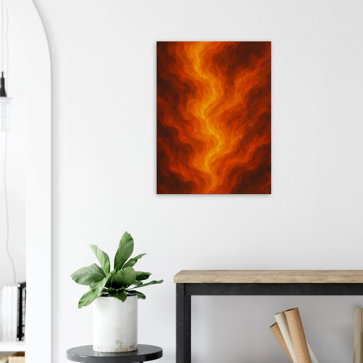 Rising Fire - Simpls space print - Print Material