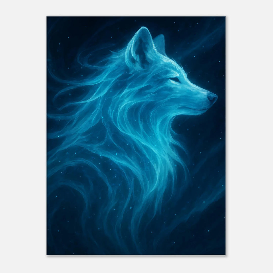 Lunar Howl - Simpls space print - Print Material
