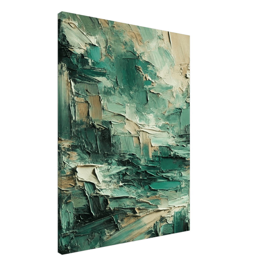 Resilience in Green - Leinwand - Simpls space print - Print Material