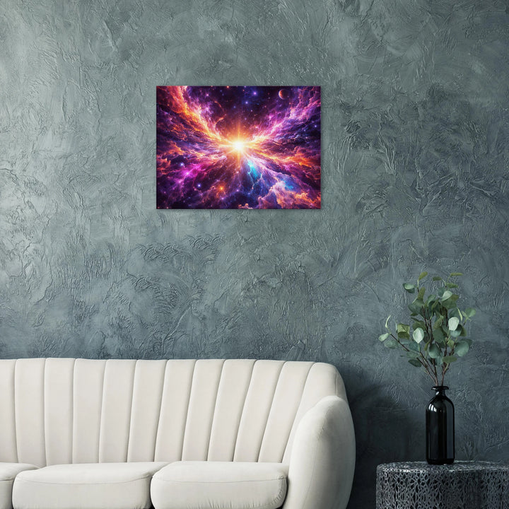 Ethreal Cosmos – Das leuchtende Zentrum des Unendlichen - Simpls space print-Print Material