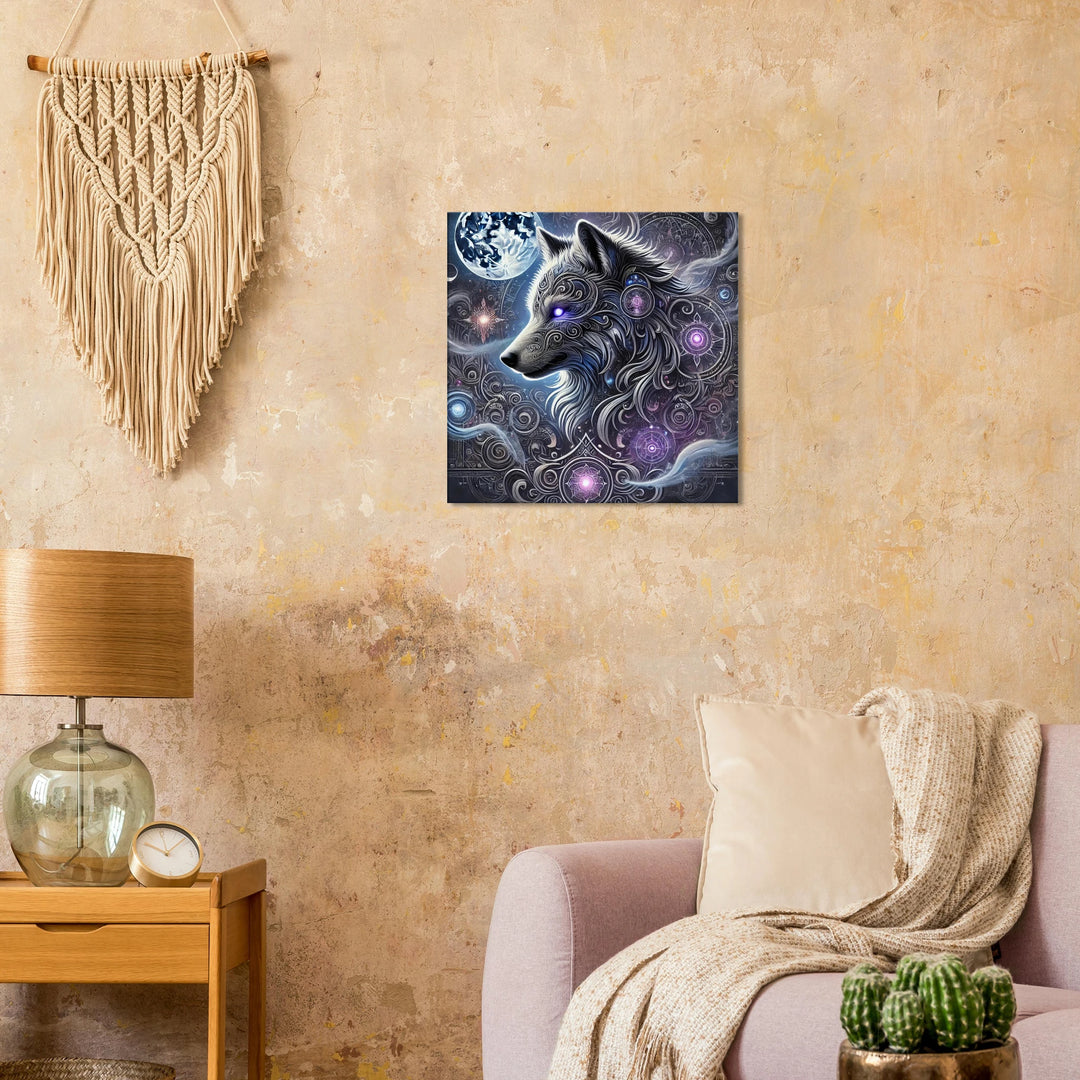 Totem - Wolf Dark Edition - Simpls space print - Print Material