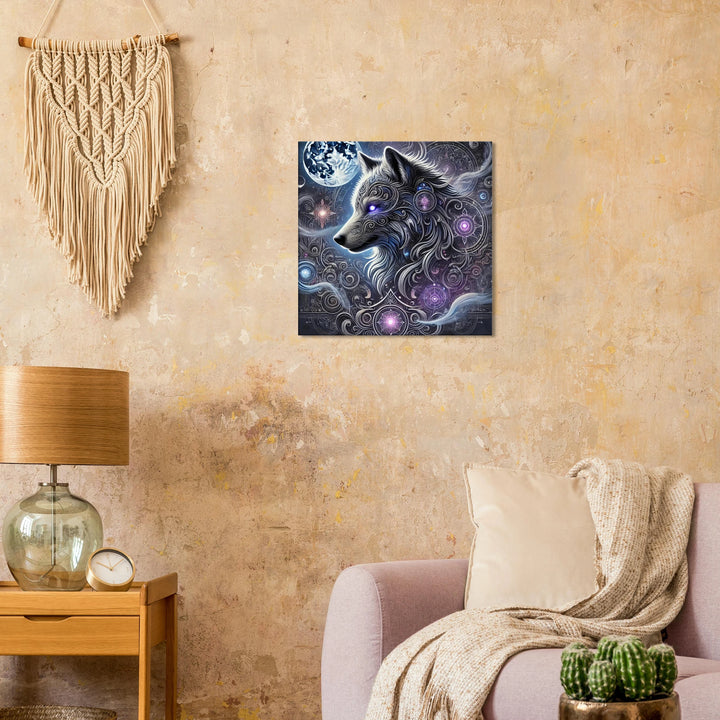 Totem - Wolf Dark Edition - Simpls space print - Print Material