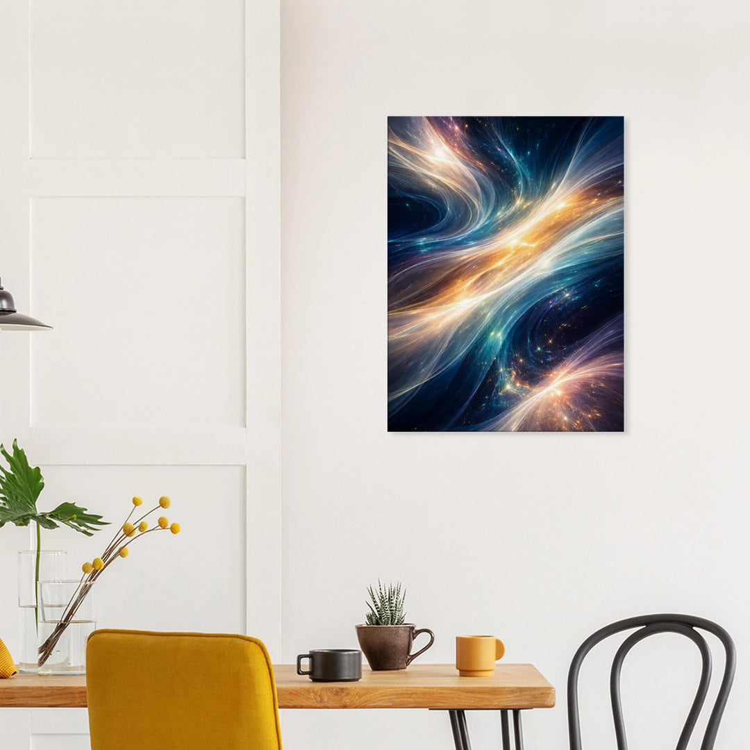 Electric Pulse – Der Moment, in dem Energie lebendig wird - Simpls space print-Print Material