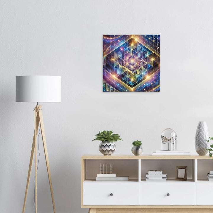 Geometrix - Leinwand - Simpls space print - Print Material